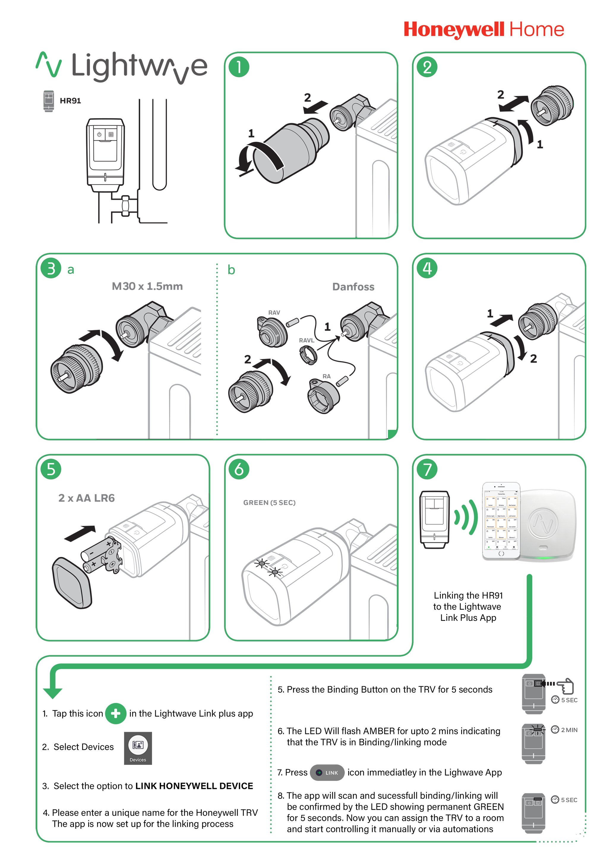 How to add Honeywell Devices to the App